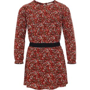 LOOXS 10sixteen 2231-5816-254 Meisjes Jurk - Maat 164 - rood dessin van 100% viscose