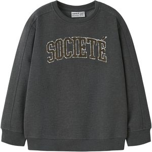 Sweatshirt - Regular Fit - Geborstelde Sweatstof - Lange Mouwen