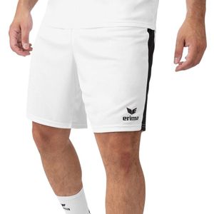 Erima - Retro Star - Korte Broeken - Wit/Zwart - Sneldrogend, Elastische Tailleband