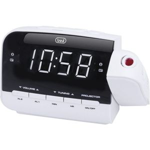 Wekkerradio met Projectie en AM/FM Radio - Groot Display en Programmeerbare Wektijden