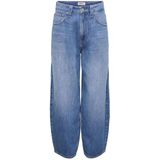 Only - Onlfrankie hw ank bareel - Jeans - Blue Denim - Loose Fit