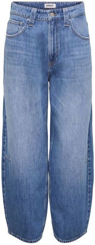 Only - Onlfrankie hw ank bareel - Jeans - Blue Denim - Loose Fit