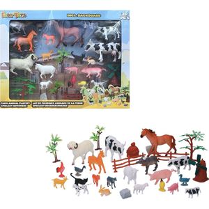 Eddy Toys Boerderijdierenset 30-delig