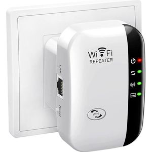 Solacis Wifi versterker stopcontact - Wifi versterker - Wifi repeater - Wifi stopcontact - Wifi verbeteren - Betere wifi - Must have voor een betere wifi in huis!