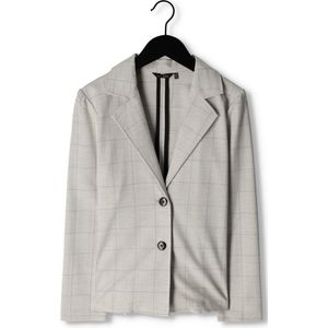 Nobell Belia Checkered Blazer Blazers Meisjes - Lichtgrijs - Maat 170/176