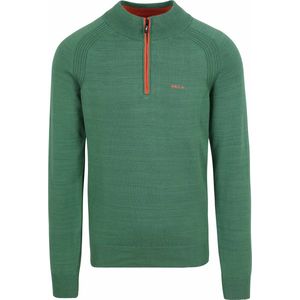 New Zealand Auckland - Half Zip Trui Waitaki Groen - Heren - Maat M - Regular-fit