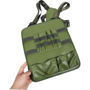 Kapperstas, schaar, kam, tondeuse, opbergtas - legergroen