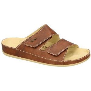 Vital -Heren - cognac/caramel - pantoffels & slippers - maat 46