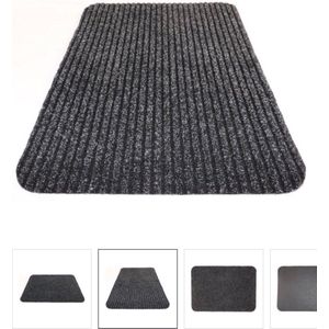 Deurmat 60x40 cm 3 ass kleuren