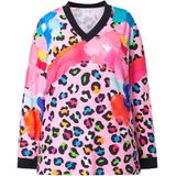 MIAMODA MIAMODA - Dames - Sweatshirt Regular Fit bloemmotief - Multicolor - Maat 42