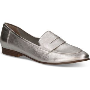 CAPRICE Caprice Dames Mocassin - Metallic Parel - Leer - Ergonomische Inlegzool