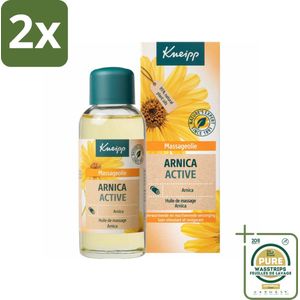 Kneipp - Massageolie - Arnica Active - Voor spieren & gewrichten - 100 ml - Voordeelverpakking - 2 stuks - Gewrichtspijn - Arnica