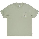 Billabong - Stacked Arch - T-shirt - Grey green - 100% Katoen