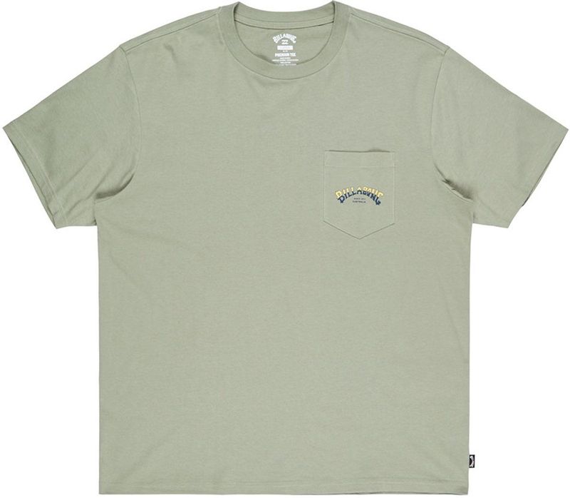 Billabong - Stacked Arch - T-shirt - Grey green - 100% Katoen