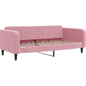 vidaXL-Slaapbank-90x200-cm-fluweel-roze