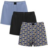 Björn Borg heren cotton stretch 3P jersey wijde boxershorts flower multi