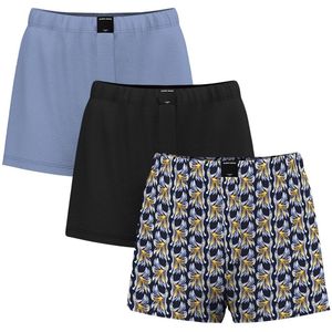 Björn Borg heren cotton stretch 3P jersey wijde boxershorts flower multi