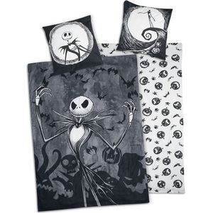 The Nightmare Before Christmas Jack Unisex Beddengoed - zwart - Standard