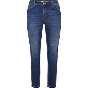 Miss Etam dames Jeans slim fit blauw - Plus