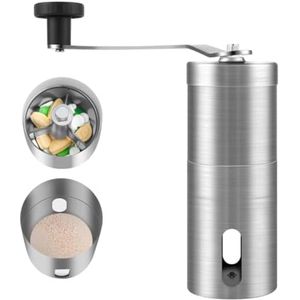 PolkaHome Handmatige Pillenvermaler - Roestvrijstalen Medicijnmolen met Keramische Maalkern