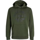 JACK&JONES - JJEADRIAN - Hoodie - Heren - Zwart