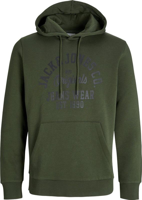 JACK&JONES - JJEADRIAN - Hoodie - Heren - Zwart