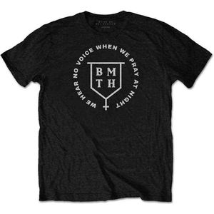 Bring Me The Horizon - No Voice Heren T-shirt - XL - Zwart