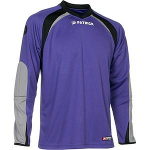 Patrick Calpe110 Keepershirt Lange Mouw Kinderen - Lila / Grijs / Zwart | Maat: 9/10