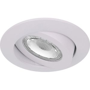 Inbouwspot Wit - Dimbaar - 5 watt - 570 Lumen - 2700 Kelvin - Warm wit licht - IP44 Badkamerverlichting
