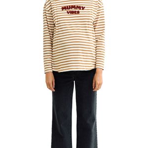 Vertbaudet - Marinière T-shirt - Biologisch Katoen - Zwangerschaps- en Borstvoeding