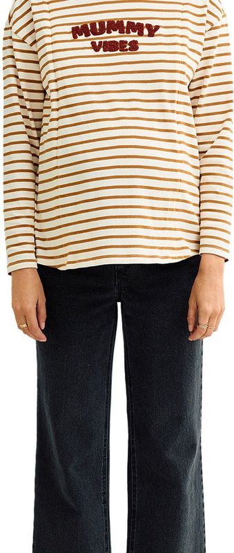 Vertbaudet - Marinière T-shirt - Biologisch Katoen - Zwangerschaps- en Borstvoeding