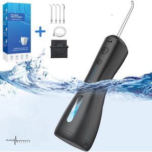 BodyBalance® - Waterflosser - Oplaadbare Flosser - 6 standen - zwart - Waterbestendige Monddouche