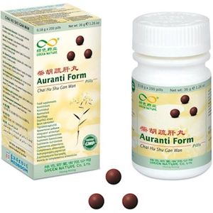 Auranti Form – ChaiHuShuGanWan - Spanning, Opgeblazen gevoel