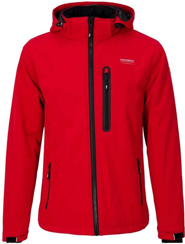 Nordberg - Laser - Softshell Ski Jas - Rood