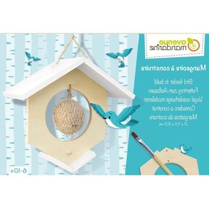 Creatieve set CO172C - Voederhuisje voor vogels om in elkaar te zetten (geschikt voor kinderen vanaf 6 jaar) - 1 verpakking