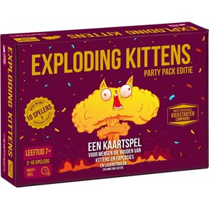 Exploding Kittens Party Pack – Nieuwe Editie – Nederlandstalig Kaartspel – Voor 2 tot 10 Spelers