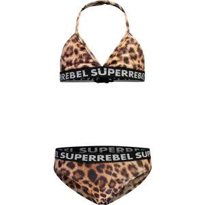 SuperRebel - Bikini Isla - Leopard - Maat 128