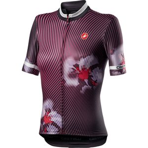Castelli Fietsshirt korte mouwen Dames Bordeaux  - PRIMAVERA JERSEY BORDEAUX -  S