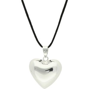 La Rosa Princesa Classy hart Bola Zwangerschapsketting Baby Bel - zwangerschapsbelletje Zilverkleurig Zwanger cadeau