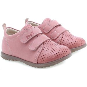 Emel Kinderschoentjes met Klittenband - Babyschoentjes Leder - Velcro - Roze - Maat 23