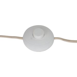 QAZQA fedde - Retro Vloerlamp | Staande Lamp - 1 lichts - H 150 cm - Beige - Woonkamer | Slaapkamer | Keuken