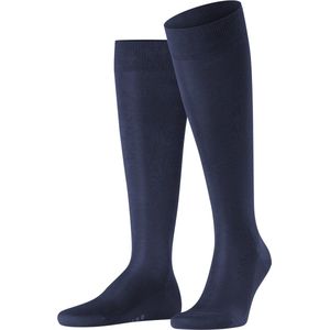 FALKE Tiago business & casual organisch katoen sokken heren blauw - Maat 47-48