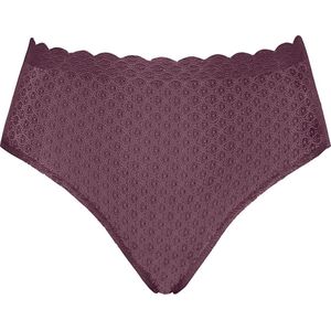 Sloggi ZERO Feel Lace Dames High Waist Aubergine