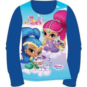 Shimmer and Shine shirt / longsleeve blauw, maat 92