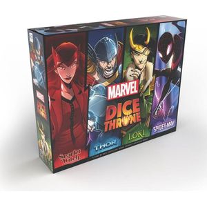 Marvel Dice Throne - 4-Hero Box - Basisspel - Bordspel - Dobbelspel - Engelstalig - USAopoly