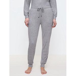 Cozy Comfort Cozy Trouser X Medium Grey Melange, Medium grijs (grey melange), 36