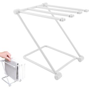 Plastic Dishcloth Rack - Lichtgewicht Dishcloth Holder - Vouwbare Dishcloth Rack - Multifunctionele Dishcloth Organizer voor het Opbergen van Afwasdoeken