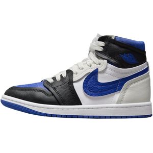 Nike Jordan 1 Mid High MM - Sneakers Dames - Maat 36 - Wit/Blauw/Zwart