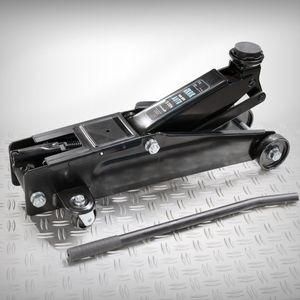 Datona - Garagekrik - Zwart - 3 ton - Hefvermogen 3000 kg - Max. lifthoogte 43,5 cm