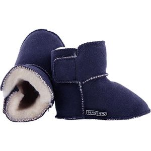 BN - TEDDY - Pantoffels - Blauw - Suède met Schaapswol